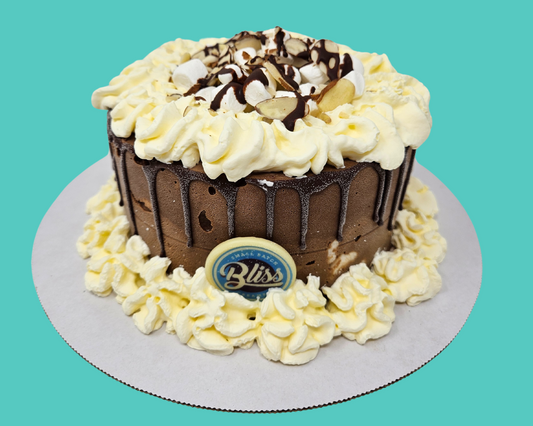 Rocky Road Dream Ice Cream Cake (GF, Contains Almonds)