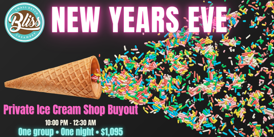 ✨ New Year’s Eve Private Ice Cream Shop Buyout